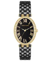 Anne Klein Women's Three-Hand Quartz Ceramic Bracelet Watch