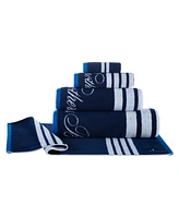 Brooks Brothers Nautical Blanket Stripe 28" x 16" Turkish Cotton Hand Towel