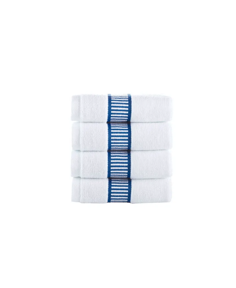 Brooks Brothers Fancy Border Piece Turkish Cotton Wash Towel Set