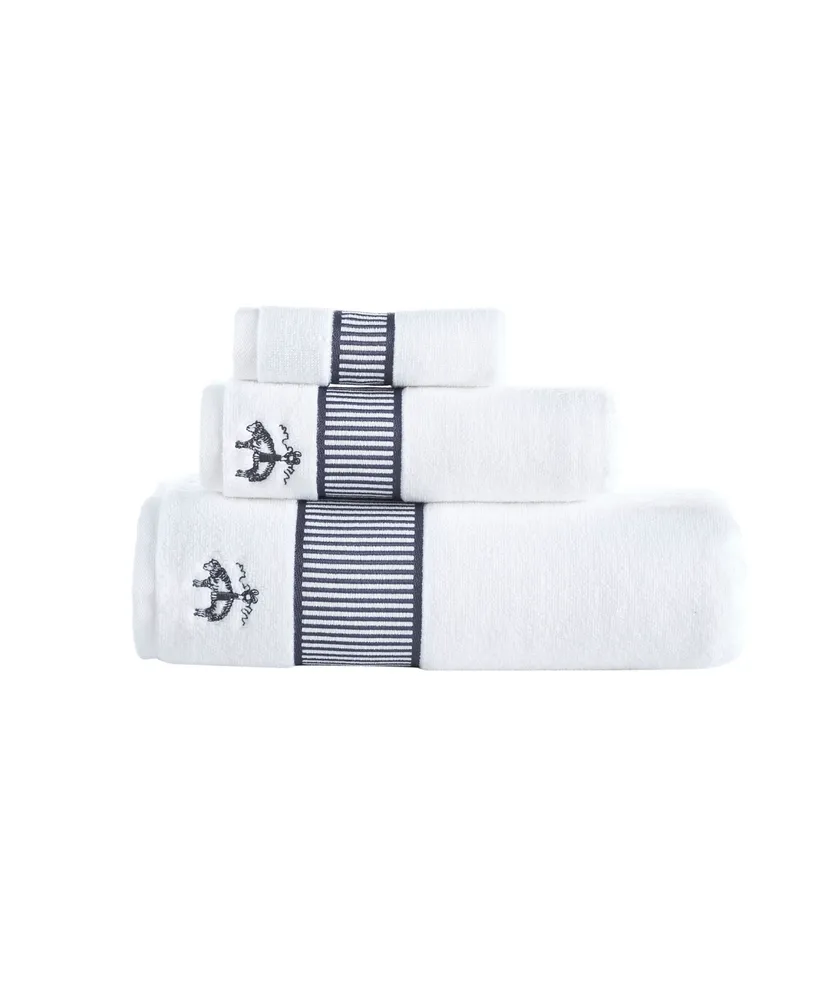 Brooks Brothers Fancy Border Piece Turkish Cotton Towel Set