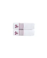 Brooks Brothers Rope Stripe Border Piece Turkish Cotton Hand Towel Set