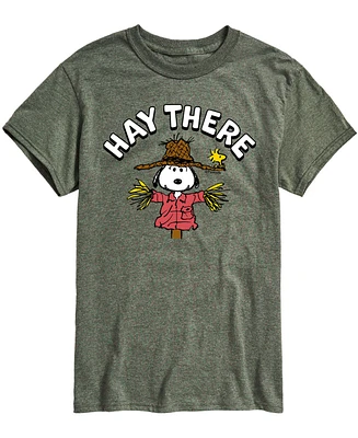 Airwaves Men's Peanuts Hay There T-shirt