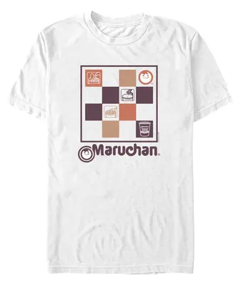 Fifth Sun Men's Maruchan Checkered Short Sleeve T-shirt