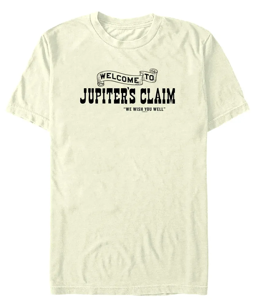 Fifth Sun Men's Nope Jupiter's Claim Welcome Icon Short Sleeve T-shirt