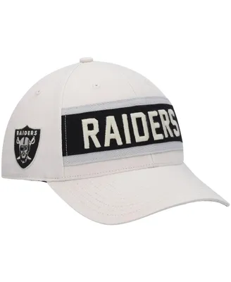 Men's '47 Cream Las Vegas Raiders Crossroad Mvp Adjustable Hat