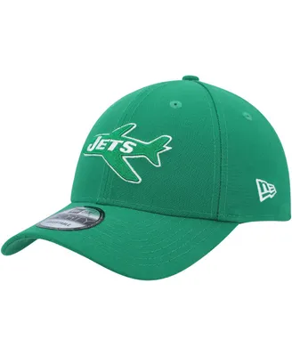Men's New Era Kelly Green New York Jets Plane The League 9FORTY Adjustable Hat