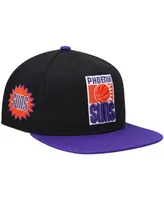 Men's Mitchell & Ness Black, Purple Phoenix Suns Hardwood Classics Snapback Hat