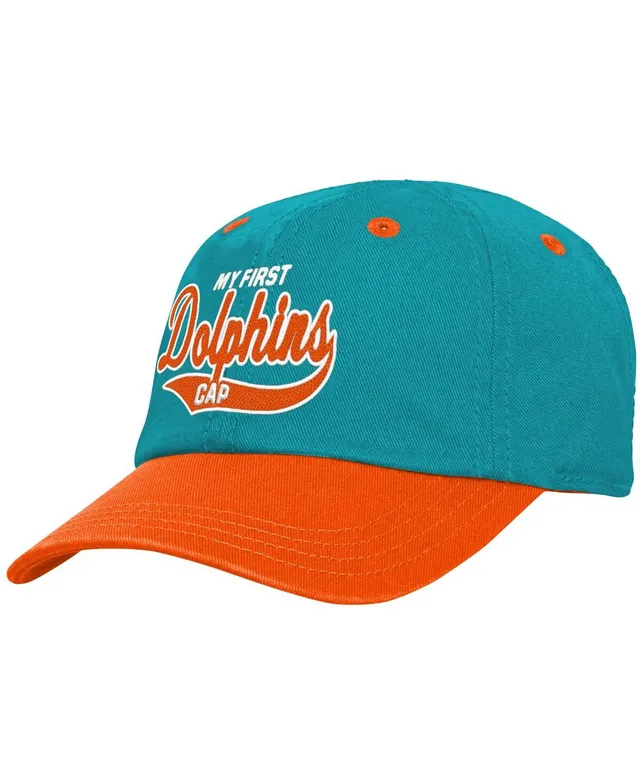 Preschool Aqua/White Miami Dolphins Core Lockup Mesh Back Snapback Hat