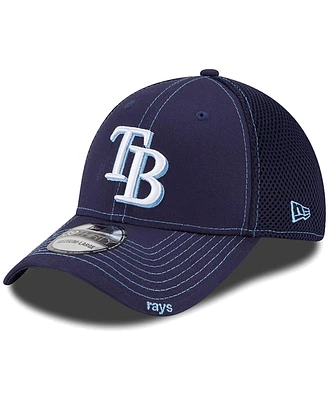 Men's New Era Tampa Bay Rays Navy Blue Neo 39THIRTY Stretch Fit Hat