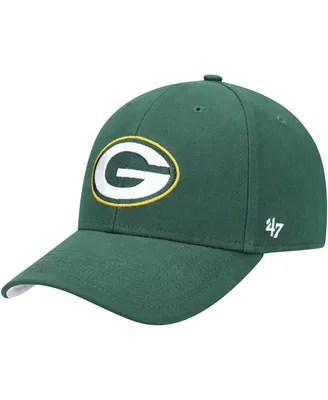 Preschool and Little Boys '47 Brand Green Green Bay Packers Basic Team Mvp Adjustable Hat