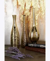 Ceramic Glam 2 Piece Vase Set