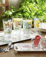 Lenox Butterfly Meadow Collection Acrylic Highball Glasses, Set of 4