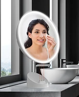 Sharper Image SpaStudio Waterproof Fogless Shower Mirror & Speaker