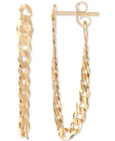 Giani Bernini Curb Link Chain Dangle Drop Earrings, Created for Macy's