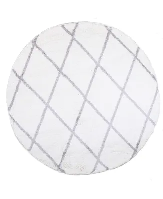 Bb Rugs Zuela ZUL104 6' x 6' Round Area Rug