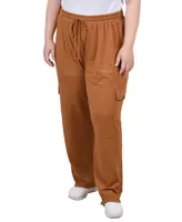 Ny Collection Plus Knit Gauze Pants