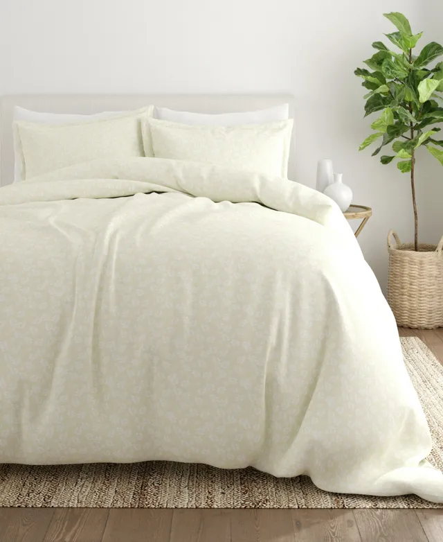 Ienjoy Home Queen Cotton Forest Ivory Bed-Sheet