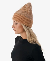 Marcus Adler Women's Confetti Cuff Ribbed Knit Beanie