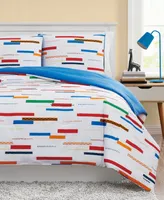 Crayola Serpentine Stripe Piece Comforter Set