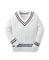 Hope & Henry Baby Boys Organic Tennis Sweater