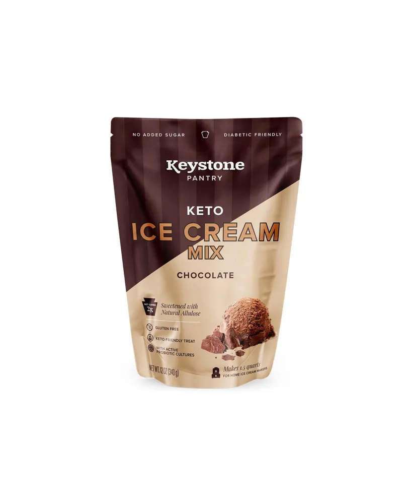 Keystone Pantry Keto Ice Cream Mix Chocolate Diabetic Friendly