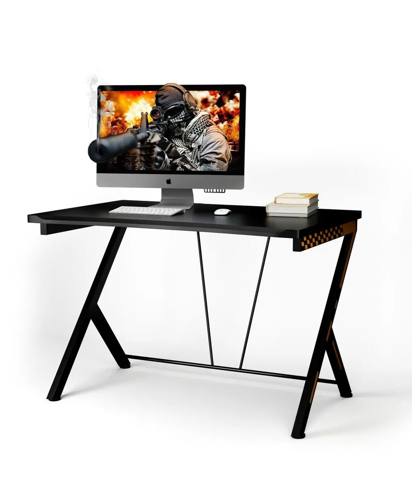 Costway Gaming Desk Computer Desk Pc Laptop Table Workstation Home Office