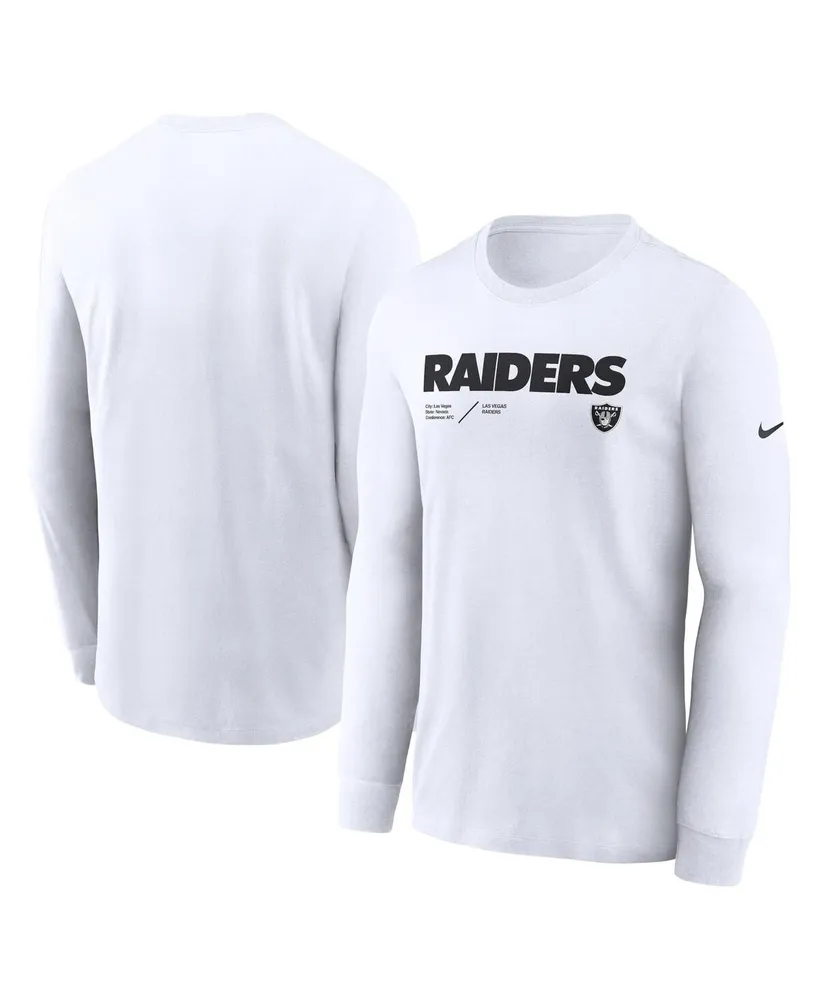 Men's Nike Las Vegas Raiders Heather Charcoal Property Of Legend  Performance T-Shirt