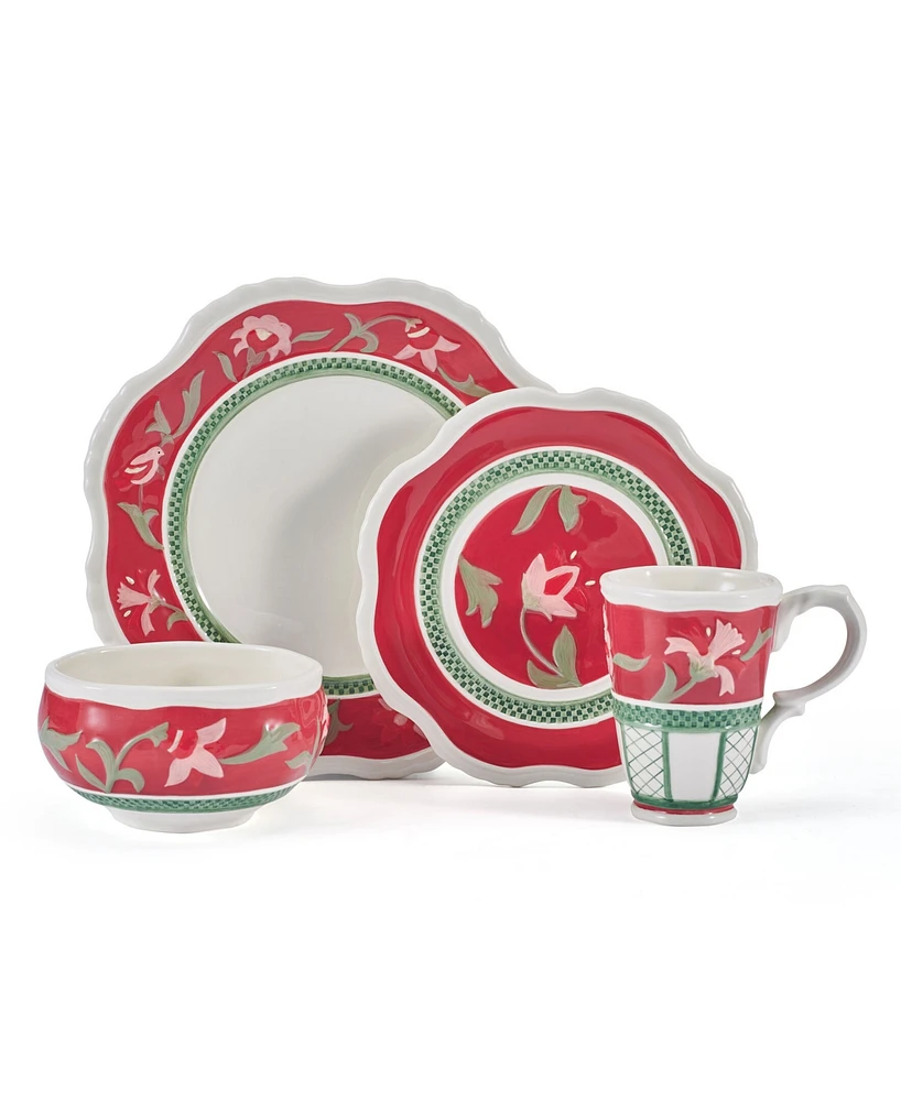 Fitz and Floyd 16 Piece Dinnerware Set