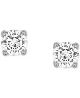 Alethea Certified Diamond Stud Earrings (1/2 ct. t.w.) in 14k White Gold featuring diamonds with the De Beers Code of Origin, Created for Macy's