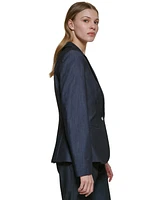 Calvin Klein One-Button Blazer, Regular and Petite Sizes