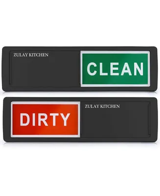 Zulay Kitchen Dishwasher Clean Dirty Magnet Sign