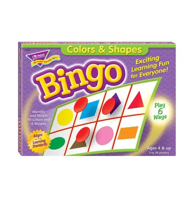 Trend Colors Shapes Bingo Game