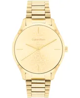 Calvin Klein Unisex Gold-Tone Stainless Steel Bracelet Watch 35mm - Gold