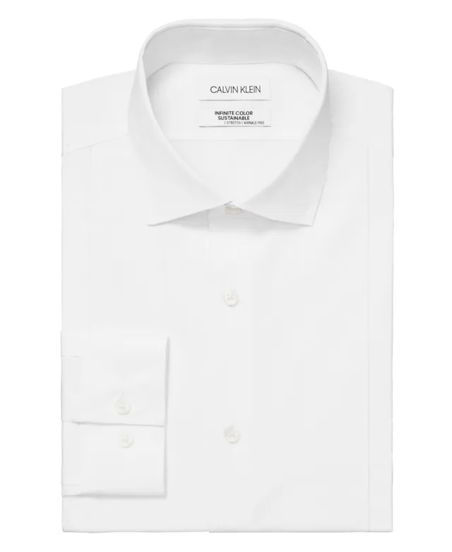 Calvin Klein Men's Infinite Color Sustainable Slim Fit Dress Shirt - Macy's