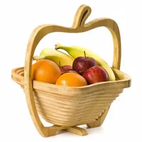 Bonnie and Pop Dried Fruit Apple Tray, Trivet, and Fruit Basket