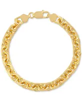 Esquire Men's Jewelry Cable Link Chain Bracelet, Created for Macy's