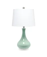 Lalia Home Droplet Table Lamp with Fabric Shade