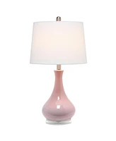 Lalia Home Droplet Table Lamp with Fabric Shade