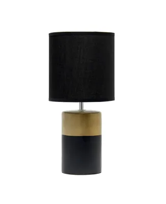 Simple Designs Two Toned Basics Table Lamp - and