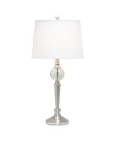 Lalia Home Crystal Drop Table and Floor Lamp Set, 3 Piece