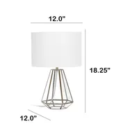 Lalia Home Transparent Octagonal Table Lamp