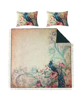 Greenland Home Fashions Eden Peacock -Pc. Quilt Set