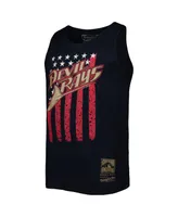 Men's Mitchell & Ness Navy Tampa Bay Rays Cooperstown Collection Stars and Stripes Tank Top