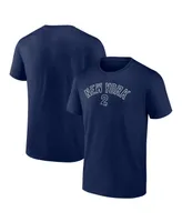 Men's Fanatics Derek Jeter Navy New York Yankees Player Name and Number T-shirt