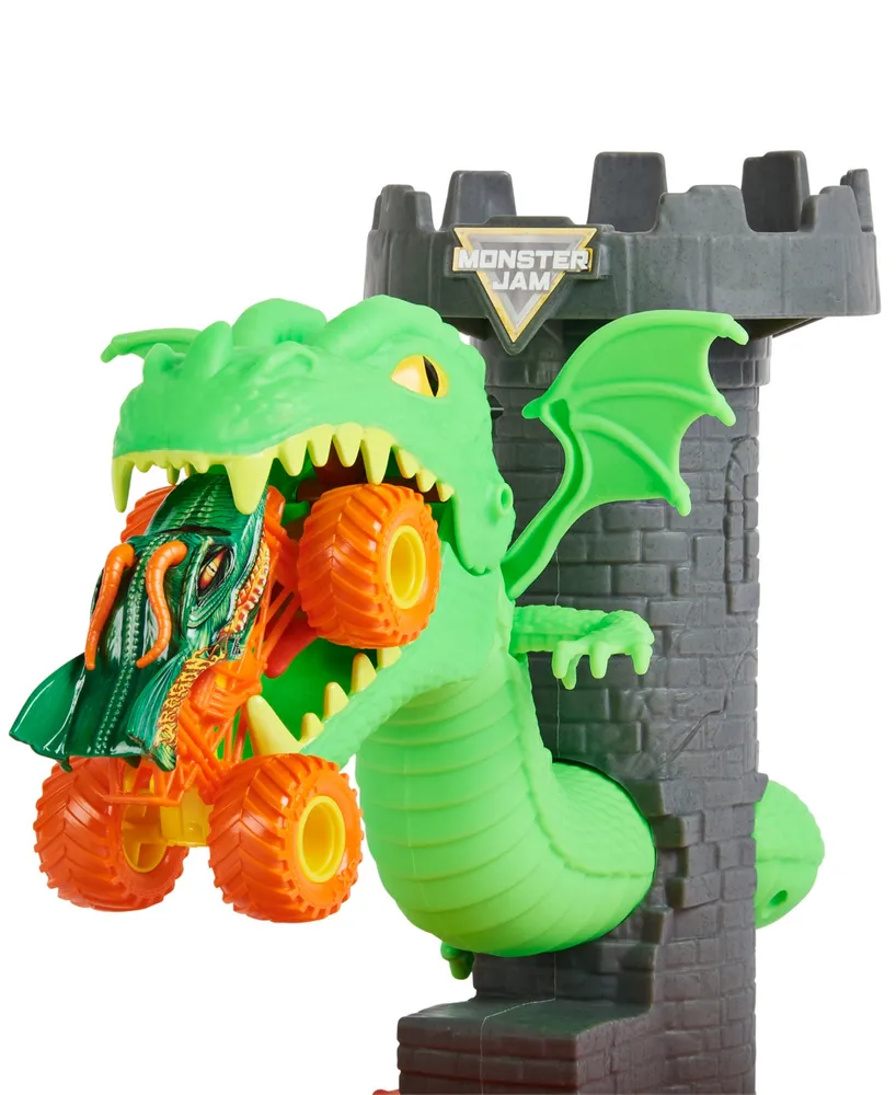 Monster Jam, Dueling Dragon Playset with Dragon Monster Truck