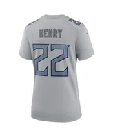 Women's Nike Derrick Henry Gray Tennessee Titans Atmosphere Fashion Game Jersey