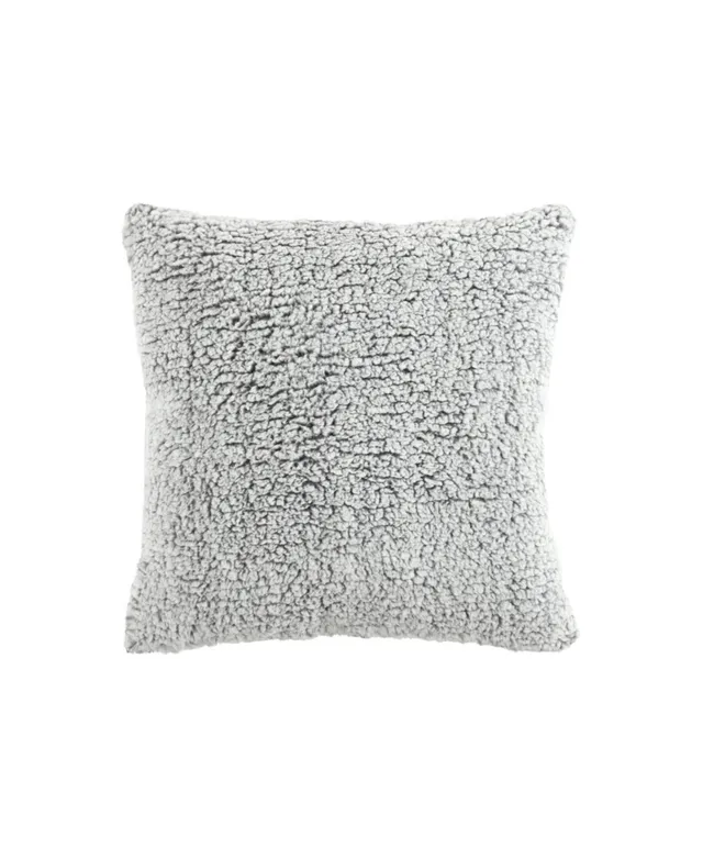 Olivia Sherpa Decorative Pillow, Lush Decor