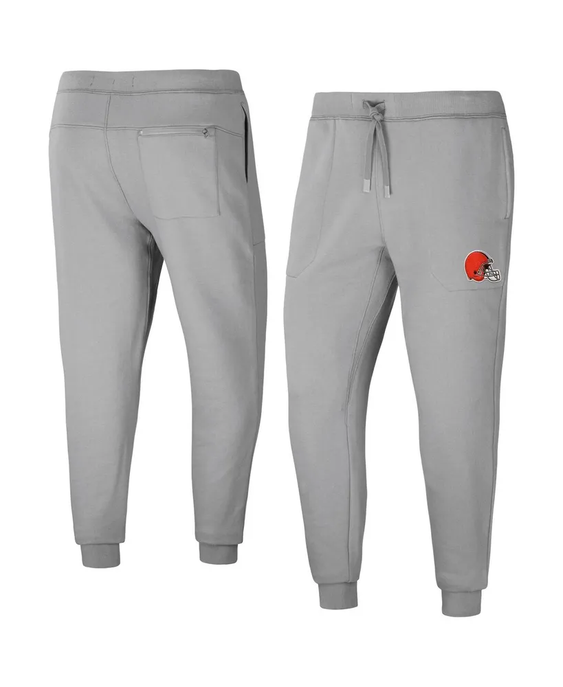 Men's Nfl x Darius Rucker Collection by Fanatics Gray Cleveland Browns Fleece Jogger Pants