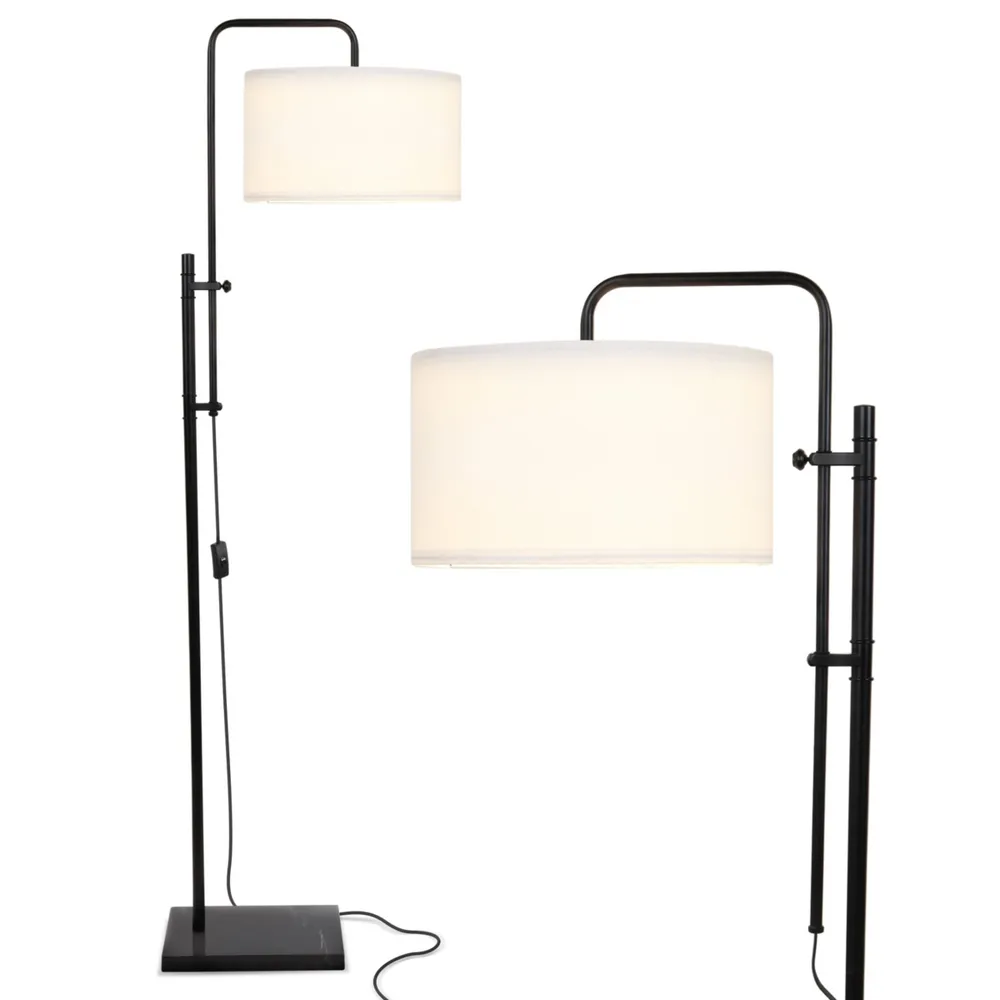 Brightech Leo Led Modern Standing Floor Lamp with Adjustable Height