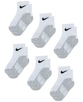 Nike Baby and Toddler Boys or Girls Multi Logo Socks, Pack of 6